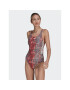 adidas Costum de baie 3-Stripes Graphic Swimsuit HR4384 Bej - Pled.ro