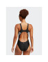 adidas Costum de baie 3-Stripes Swimsuit IB5986 Negru - Pled.ro