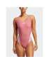 adidas Costum de baie 3-Stripes Swimsuit IB5993 Roz - Pled.ro