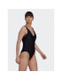 adidas Costum de baie Iconisea 3-Stripes Swimsuit HI1082 Negru Fitted Fit - Pled.ro