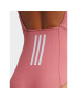 adidas Costum de baie Iconisea 3-Stripes Swimsuit IB9243 Roz Fitted Fit - Pled.ro