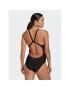 adidas Costum de baie Mid 3-Stripes Swimsuit HA5993 Negru - Pled.ro