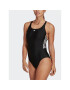 adidas Costum de baie Mid 3-Stripes Swimsuit HA5993 Negru - Pled.ro