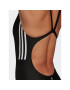 adidas Costum de baie Mid 3-Stripes Swimsuit HA5993 Negru - Pled.ro