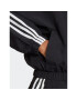 adidas Geacă de vânt Essentials 3-Stripes Woven Windbreaker HT3399 Negru Loose Fit - Pled.ro