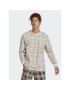 adidas Longsleeve Reveal Allover Print HK2742 Bej Loose Fit - Pled.ro