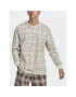 adidas Longsleeve Reveal Allover Print HK2742 Bej Loose Fit - Pled.ro