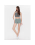 adidas Pantaloni scurți sport Lounge Rib Booty Shorts IC8759 Verde Fitted Fit - Pled.ro