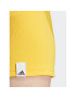 adidas Pantaloni scurți sport Lounge Rib Booty Shorts IC9453 Galben Fitted Fit - Pled.ro