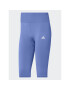 adidas Pantaloni scurți sport Training Seamless Short Leggings H49584 Albastru - Pled.ro