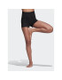 adidas Pantaloni scurți sport Yoga Essentials High-Waisted Short Leggings HD6825 Negru - Pled.ro