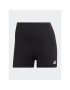 adidas Pantaloni scurți sport Yoga Essentials High-Waisted Short Leggings HD6825 Negru - Pled.ro