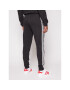 adidas Pantaloni trening 3-Stripes GN3458 Negru Fitted Fit - Pled.ro