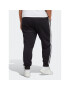 adidas Pantaloni trening Essentials 3-Stripes French Terry Cuffed Joggers (Plus Size) IB8745 Negru Slim Fit - Pled.ro