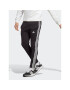 adidas Pantaloni trening Essentials Single Jersey Tapered Open Hem 3-Stripes Joggers IC0044 Negru Regular Fit - Pled.ro