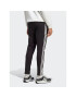 adidas Pantaloni trening Essentials Single Jersey Tapered Open Hem 3-Stripes Joggers IC0044 Negru Regular Fit - Pled.ro