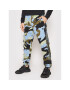 adidas Pantaloni trening Graphics Camo H13465 Albastru Regular Fit - Pled.ro