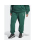 adidas Pantaloni trening Scribble Embroidery Fleece IK9649 Verde Loose Fit - Pled.ro