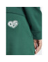 adidas Pantaloni trening Scribble Embroidery Fleece IK9649 Verde Loose Fit - Pled.ro