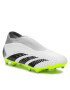 adidas Pantofi Predator Accuracy.3 Laceless Firm Ground Boots GZ0021 Alb - Pled.ro