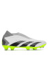 adidas Pantofi Predator Accuracy.3 Laceless Firm Ground Boots GZ0021 Alb - Pled.ro