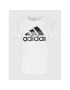 adidas Tricou Essentials Logo Boyfriend GL0779 Alb Loose Fit - Pled.ro