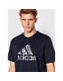 adidas Tricou Foil HK9159 Bleumarin Regular Fit - Pled.ro