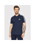 adidas Tricou polo Aeroready Essentials Pique Embroidered Small Logo 3-Stripes GK9100 Bleumarin Regular Fit - Pled.ro