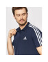 adidas Tricou polo Aeroready Essentials Pique Embroidered Small Logo 3-Stripes GK9100 Bleumarin Regular Fit - Pled.ro