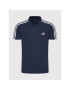 adidas Tricou polo Aeroready Essentials Pique Embroidered Small Logo 3-Stripes GK9100 Bleumarin Regular Fit - Pled.ro