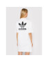 adidas Rochie de zi adicolor Classics Big Trefoil HC2034 Alb Relaxed Fit - Pled.ro