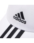 adidas Șapcă Baseball 3-Stripes Twill Cap FQ5411 Alb - Pled.ro