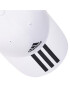 adidas Șapcă Baseball 3-Stripes Twill Cap FQ5411 Alb - Pled.ro