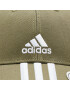 adidas Șapcă BASEBALL 3-STRIPES TWILL CAP IC4366 Verde - Pled.ro