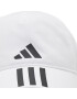 adidas Șapcă 3-Stripes AEROREADY Running Training Baseball Cap HT2043 Alb - Pled.ro