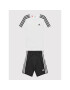 adidas Set tricou și pantaloni scurți sport GN1492 Alb Regular Fit - Pled.ro