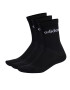 adidas Șosete Înalte Unisex Linear Crew Cushioned Socks 3 Pairs IC1301 Negru - Pled.ro