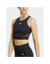 adidas Top AEROREADY Hyperglam Crop Tank Top IB2310 Negru - Pled.ro