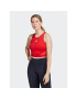 adidas Top AEROREADY Hyperglam Crop Tank Top IB4083 Roșu - Pled.ro