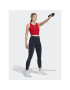 adidas Top AEROREADY Hyperglam Crop Tank Top IB4083 Roșu - Pled.ro