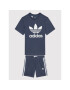 adidas Trening Short Tee Set HC9445 Bleumarin Regular Fit - Pled.ro