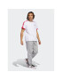 adidas Tricou 3-Stripes IC5538 Alb Regular Fit - Pled.ro