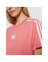 adidas Tricou adicolor 3D Trefoil GN6702 Roz Loose Fit - Pled.ro