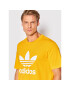 adidas Tricou adicolor Classic Trefoil HK5229 Galben Regular Fit - Pled.ro