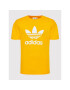 adidas Tricou adicolor Classic Trefoil HK5229 Galben Regular Fit - Pled.ro