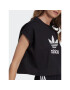 adidas Tricou Adicolor Classics Short Trefoil T-Shirt IB1406 Negru Oversize - Pled.ro