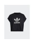 adidas Tricou Adicolor Classics Short Trefoil T-Shirt IB1406 Negru Oversize - Pled.ro