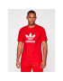 adidas Tricou adicolor Classics Trefoil GN3468 Roșu Regular Fit - Pled.ro