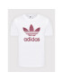 adidas Tricou adicolor Classics Trefoil HE9514 Alb Regular Fit - Pled.ro