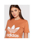 adidas Tricou adicolor Classics Trefoil HK9637 Portocaliu Regular Fit - Pled.ro